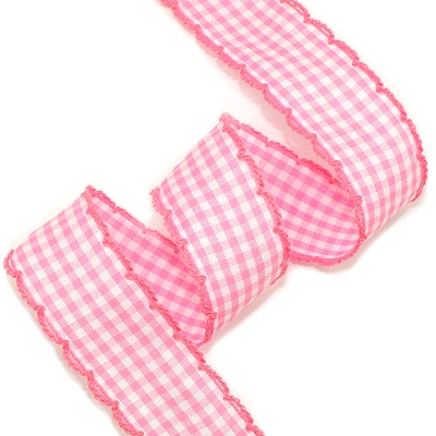 핑크기본체크(피코트)